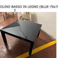 Tavolino legno laccato lucido