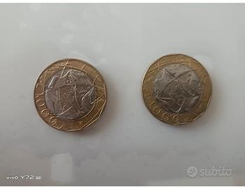 LottoMoneta 1000Lire 1997 Varianti con Errori 5 PZ
