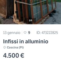 infissi alluminio 