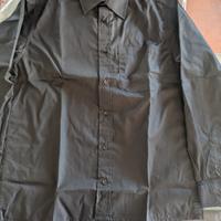 Camicia nera manica lunga in stock 