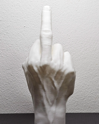 Mano Dito Medio – Scultura Decorativa Moderna