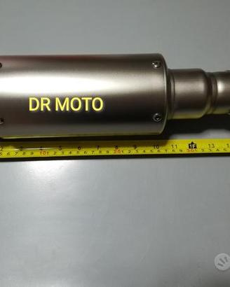 019 scarico terminale universale 420 mm tondo silv