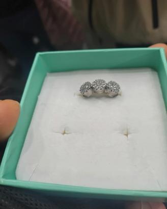 anello donna argento e zirconi 