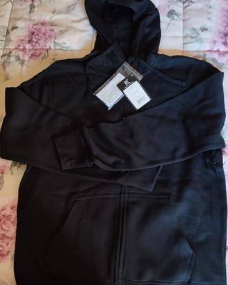 Felpa con cappuccio nera XL (Wurth senza marchio) 