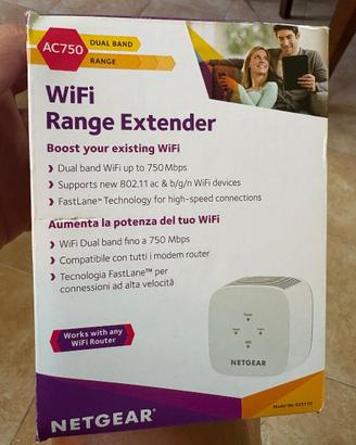 Wi-Fi Range Extender AC750 Dual Band Netgear