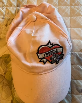 Cappellino Rosa per bambina 6-8 anni