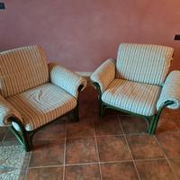 Due Poltrone Rattan Interno/Esterno