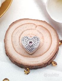 charm pandora sweetheart pavé rosa originale

