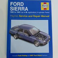 Manuale Haynes Service Repair Ford Sierra 82-93