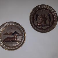 Piatti metallo da parete tema egitto(2 raffigurazi