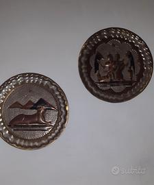 Piatti metallo da parete tema egitto(2 raffigurazi