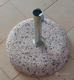 piedistallo in cemento per ombrellone 