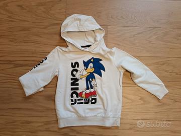 Felpa bimbo SONIC 6-7 anni 116-122 cm