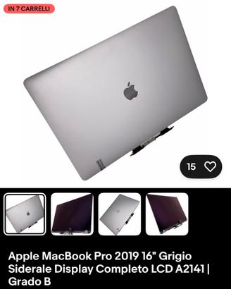 Apple Macbook Pro 2019 - 16’’ Grigio Display