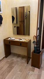 Consolle mobile ingresso specchio