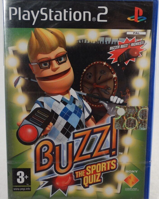BUZZ THE SPORTS QUIZ sony playstation 2 PS2 italia