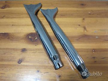 Terminali cromati per moto custom