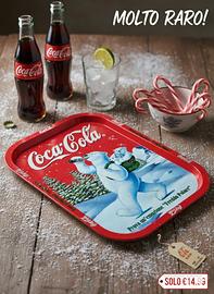 Vassoio Coca-Cola Vintage – Orsi Polari "Freddo Po