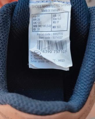Scarponcini trekking Quechua, Decathlon n*31