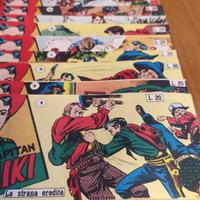 Collezione fumetto vintage Capitan Miki. Ristampa.