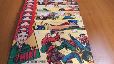Collezione fumetto vintage Capitan Miki. Ristampa.