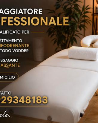 Massaggio Linfodrenante e rilassante a domicilio