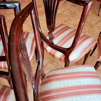 Sei Sedie Vintage in considerazioni pari al nuovo