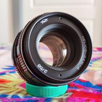 Helios 44M-4 58mm f2  OBIETTIVO M42,URSS swirly