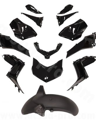 KIT CARENE YAMAHA X-MAX 300 22>2025 NERE