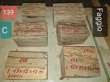 legni stagionati per tornio e sculture 