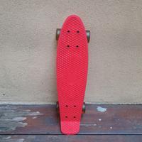 Skate rosso tipo Penny Board Awaii