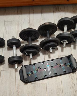 Manubri dischi pesi per palestra