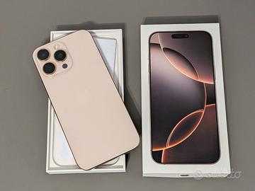 iPhone 16 Pro Max 256gb Titanium Gold PERFETTO 