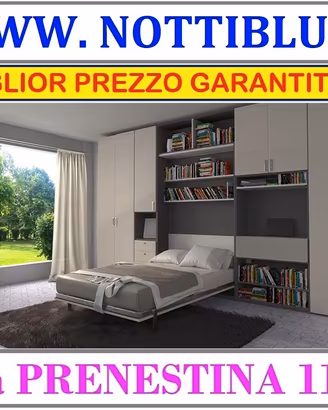 Letto a Scomparsa LUNA 1 piazza &1/2 by Notti Blu