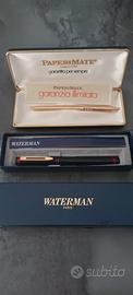Stilografica Watermate e penna PaperMate vintage