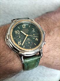 Guess Orologio Vintage Chrono con quadrante verde 