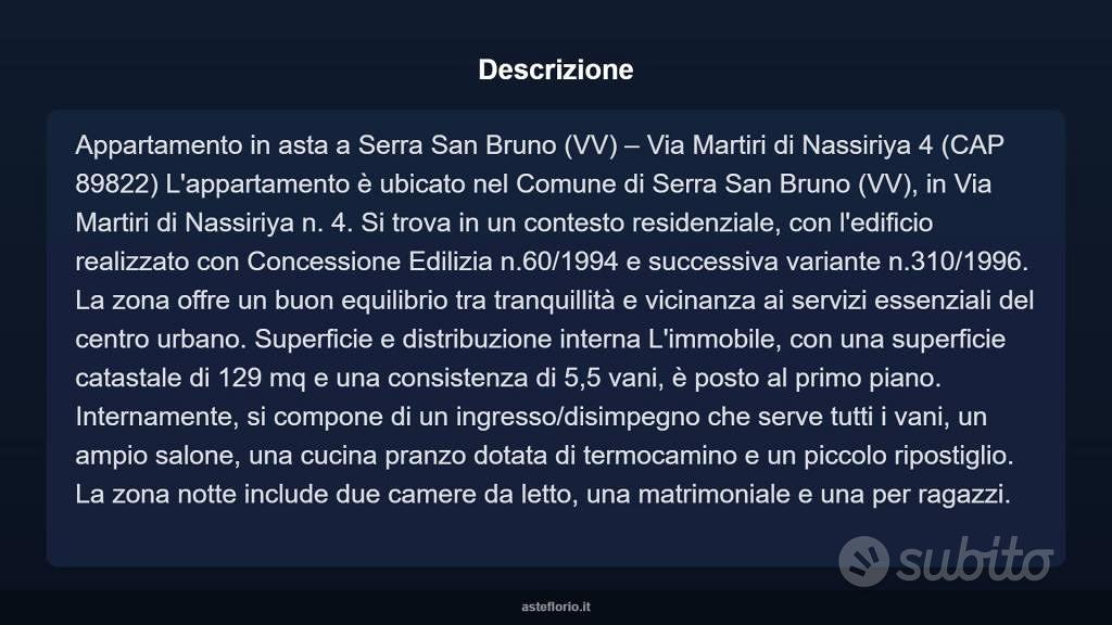 Appartamento – Serra San Bruno, Spinetto - Vista 3