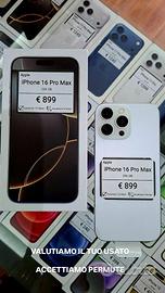 IPHONE 16 PRO MAX 256GB bianco