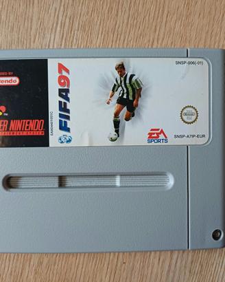 Gioco FIFA 97 Super Nintendo Cartuccia