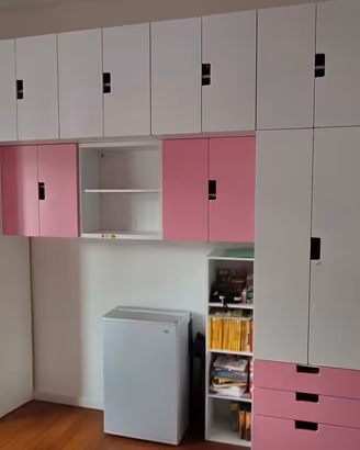 armadio a ponte cameretta bambina