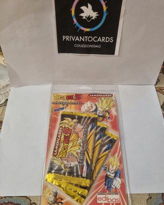 Blister Edibas Lamincards DragonBall Z X Metal