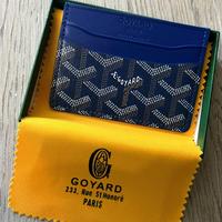 Porta carte Goyard originale – colore blu