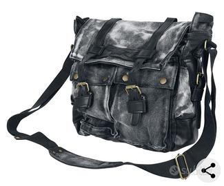 Borsa a tracolla grande e resistente.