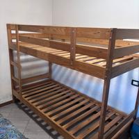 Letto a castello in legno