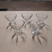 Servizio coppette per gelato in vetro