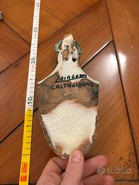 Acquasantiera in ceramica