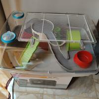 Gabbia Teca per Criceti o Cincillà 