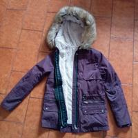 Parka per ragazza con cappuccio 