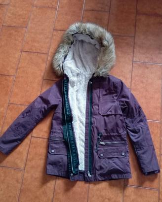 Parka per ragazza con cappuccio 