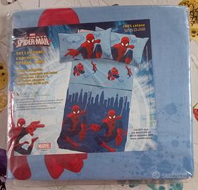 Set lenzuola copriletto Spider-Man
